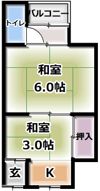 浜町アパートの間取り画像