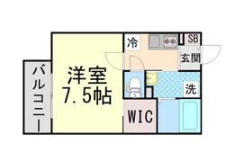 REGIES柴原阪大前IIの間取り画像