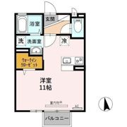 D-room下黒田の間取り画像