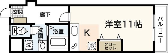 リバーウォーク広瀬の間取り画像