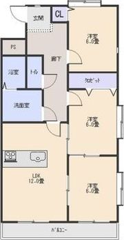 グランドメゾン新池の間取り画像
