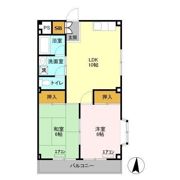 豊田マンションの間取り画像