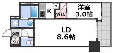 セレニテ本町グランデの間取り画像