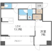 Le Mob*i 天神橋の間取り画像