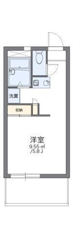 レオパレス栗林の間取り画像