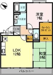 ドミール岡山手の間取り画像
