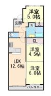 リブレ刀根山の間取り画像