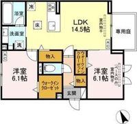 セレスティア唐山町の間取り画像