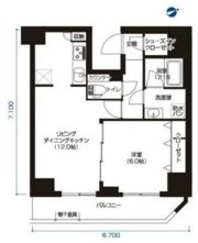 アーバネックス大森の間取り画像