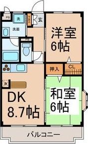 パストラル旭の間取り画像