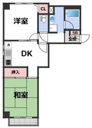 シャトー大鉄の間取り画像