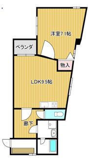 ハイライフ五岳の間取り画像