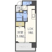 アーバネックス北堀江llの間取り画像