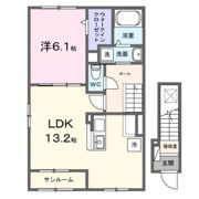 ラルジュAの間取り画像