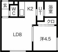 プリオール恵庭の間取り画像