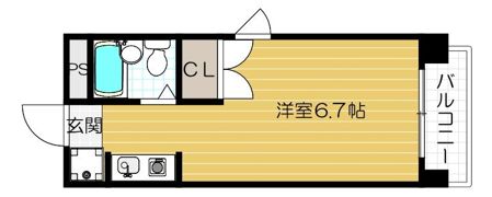 エスプライム新大阪Ⅱの間取り画像