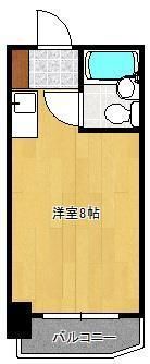 シンコー北九大前スカイマンションの間取り画像