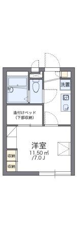 レオパレス獅子ヶ谷の間取り画像