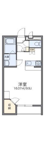 レオパレスグランドカメリアⅦの間取り画像