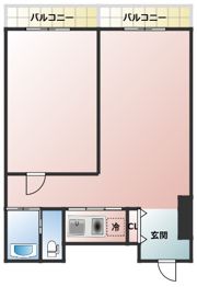 銀座ダイヤハイツの間取り画像