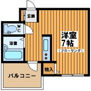 スウィートハイツ本道の間取り画像