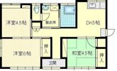穂山貸家の間取り画像