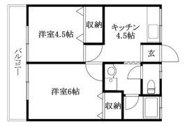 八束マンションの間取り画像