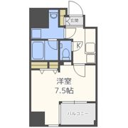 レジディア江戸堀の間取り画像