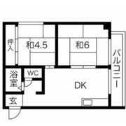 アパートメント吹田Ⅱの間取り画像