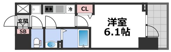 アドバンス大阪ストーリアの間取り画像