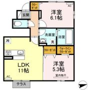 シャルム B棟の間取り画像