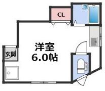 筆ヶ崎マンションの間取り画像