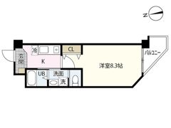 K's中須Ⅱの間取り画像
