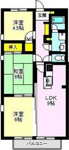 アシスト岩押の間取り画像