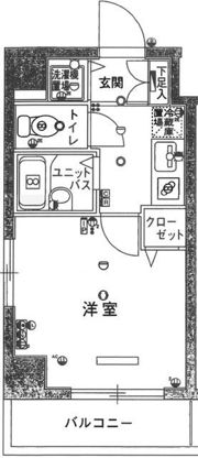 スカイコートヌーベル中村橋の間取り画像