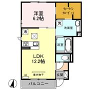 プリムヴェール 弐十参番館の間取り画像