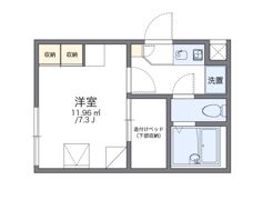 レオパレスKMSの間取り画像