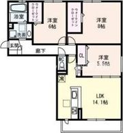ボヌールの間取り画像