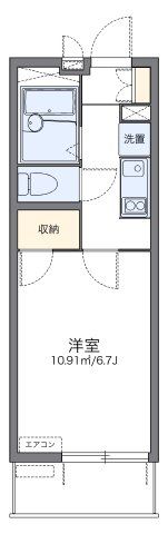 レオパレス蒔田の間取り画像