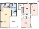 (仮)東若林町キャレノワールの間取り画像