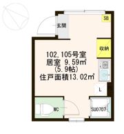 ハートコート東白楽の間取り画像