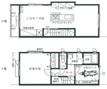 メゾンソレイユCの間取り画像