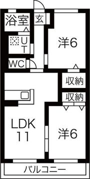 レフィナードの間取り画像