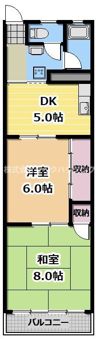 一博マンションの間取り画像