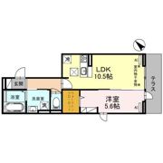 フォンテーヌ Aの間取り画像