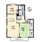 ふぁみーゆⅡの間取り画像