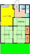 金華荘の間取り画像