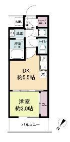 セレニテ神戸ミラクの間取り画像