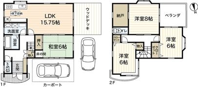 大谷邸（西原）の間取り画像
