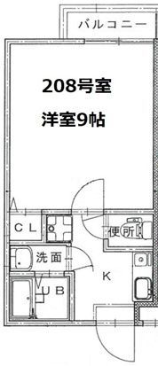 アークリード大津京の間取り画像